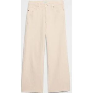 Banana Republic Women's Size 27 Ecru colored MidRise Flare Pants (formal/casual)